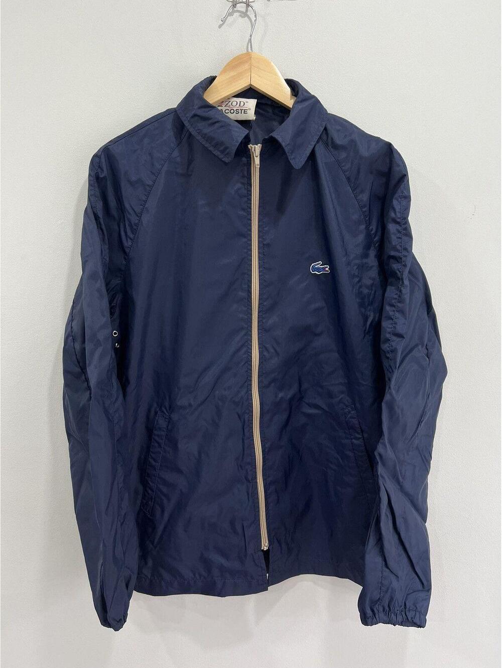 Vintage Lacoste Windbreaker Jacket Zip Up